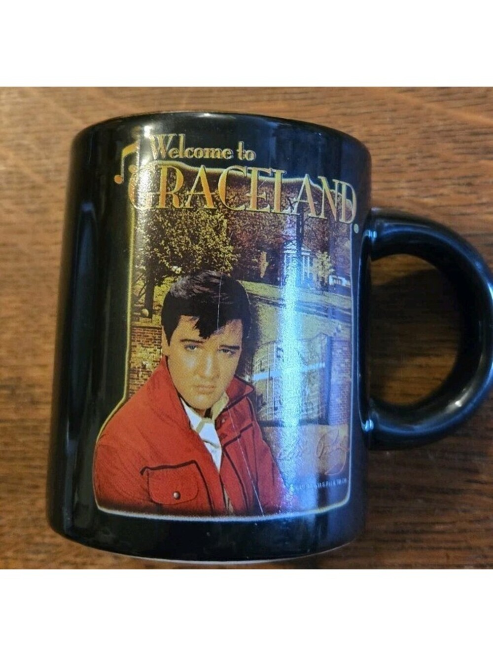 Vintage Elvis Presley,Graceland Memphis Tennessee Souvenir Coffee Mug/Cup